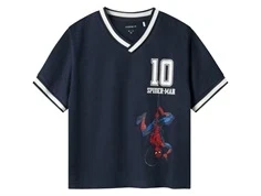 Sporty mørkeblå spiderman T-shirt fra Name It 13240751 navy blazer